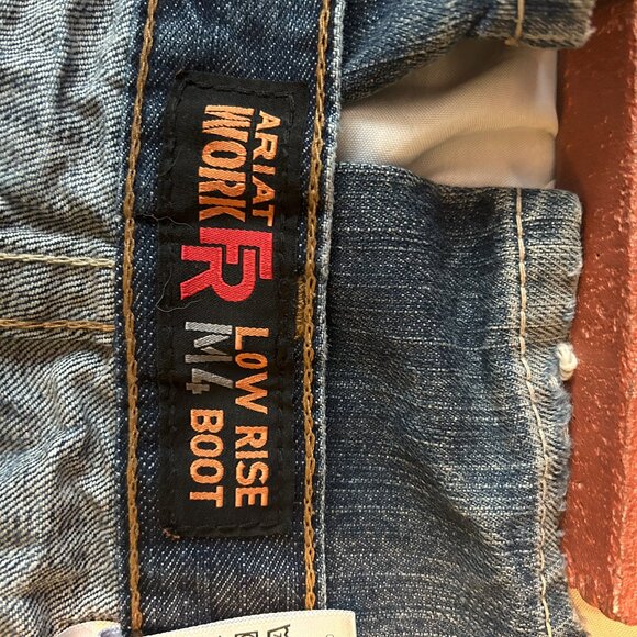 Ariat M4 Work Wear Low Rise Boot Cut jeans Mens Size 40 x 43 - Picture 5 of 6